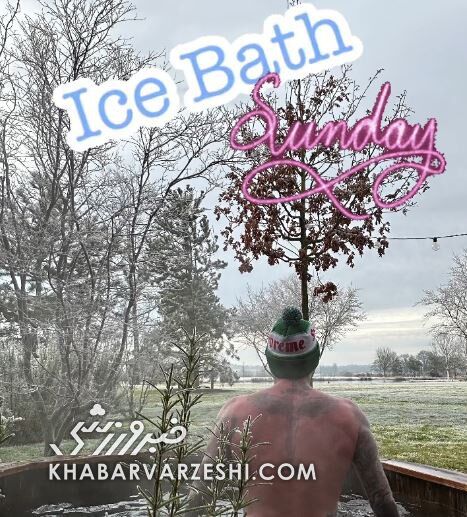 تصاویری جالب از دیوید بکام و همسرش ویکتوریا در استادیوم و حمام آبیخ