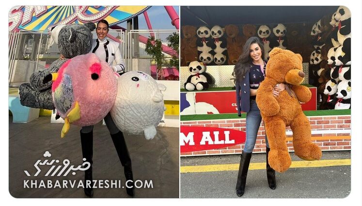 عکس| تقلید عجیب بازیگر مشهور عرب از جورجینا/ بازیگر مصری کار نامزد رونالدو را تکرار کرد