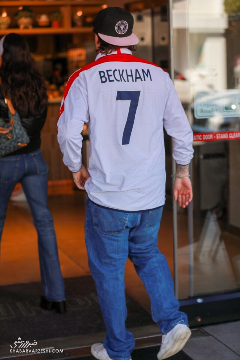 حرکت جالب بروکلین خبرساز شد/ تصاویر فرزند بزرگ دیوید بکام و همسرش را ببینید