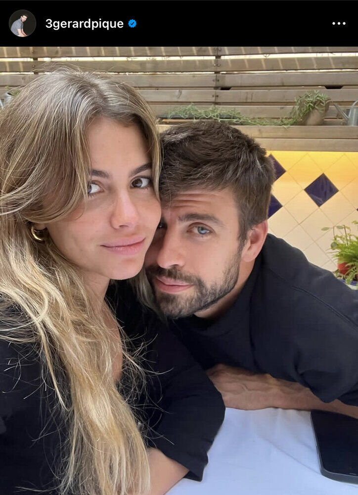 عکس| اولین پست دو نفره پیکه و کلارا/ کاپیتان سابق بارسلونا اینگونه پاسخ جنجال شکیرا را داد!