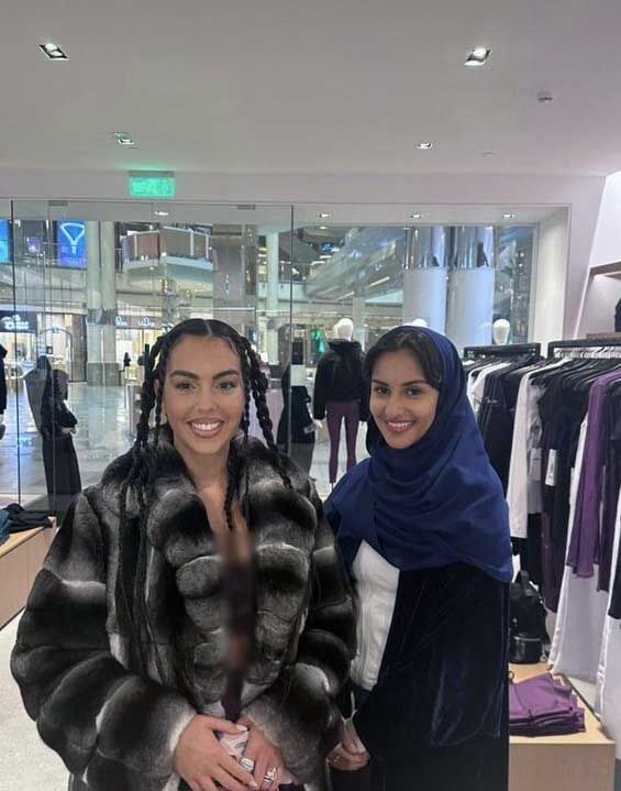 عکس| دیدار خبرساز جورجینا با پرنسس آل سعود/ نامزد رونالدو و دختر شاهزاده در کنار هم