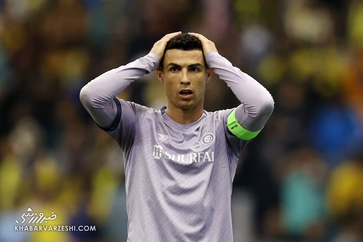 کریستیانو رونالدو در دیدار الاتحاد - النصر