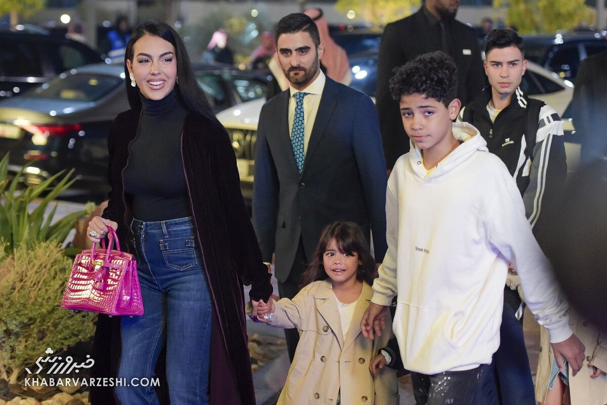 جورجینا رودریگس و فرزندان کریستیانو رونالدو