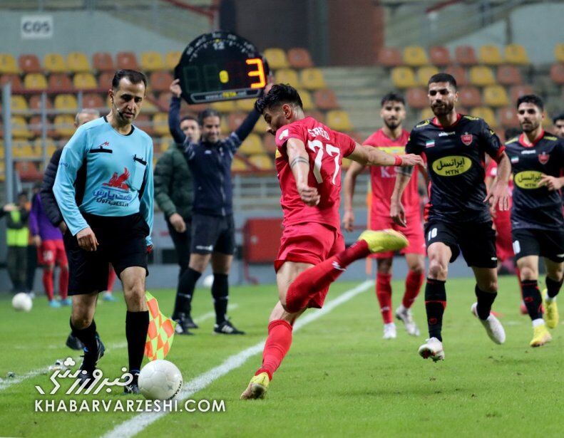 عکس| انتقام ۳ پرسپولیسی از تیم گلمحمدی/ ضربهای که سرخ ها از خودیها خوردند