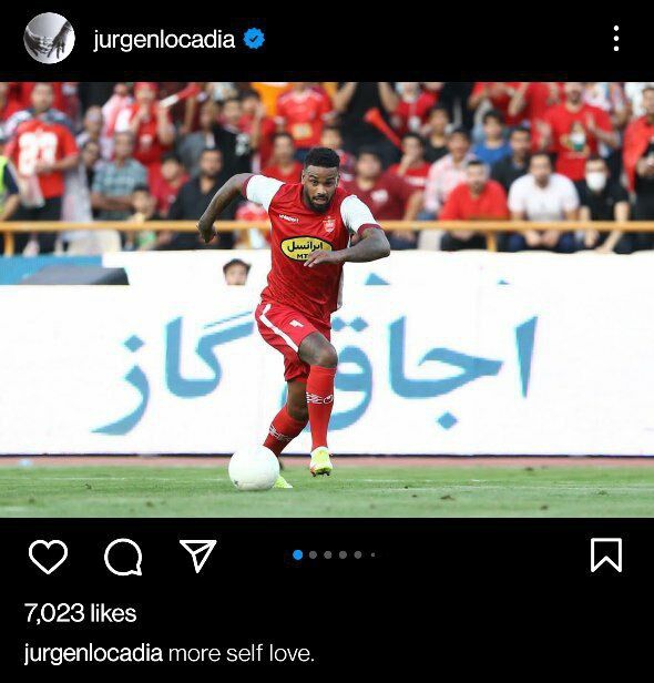 عکس| پیام دوباره لوکادیا به هواداران پرسپولیس/ منظور مهاجم هلندی از این جمله چه بود؟
