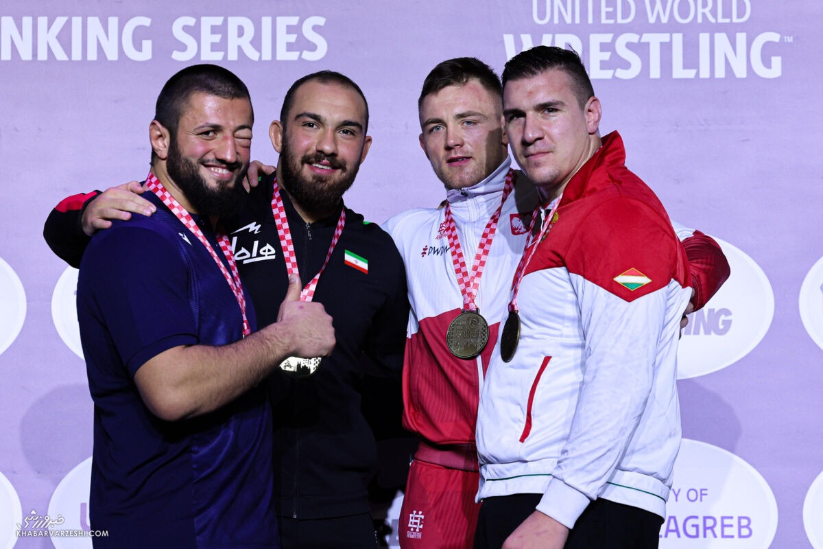 دلیل مبارزه نکردن کشتی گیر آذربایجانی با زارع مشخص شد/ تصویری که به شایعات پایان داد