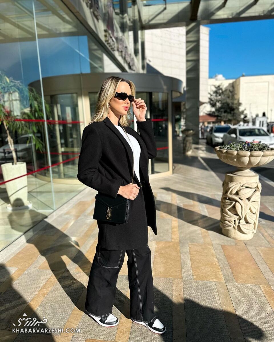 تیپ و استایل همسر مهاجم پرسپولیس در تهران