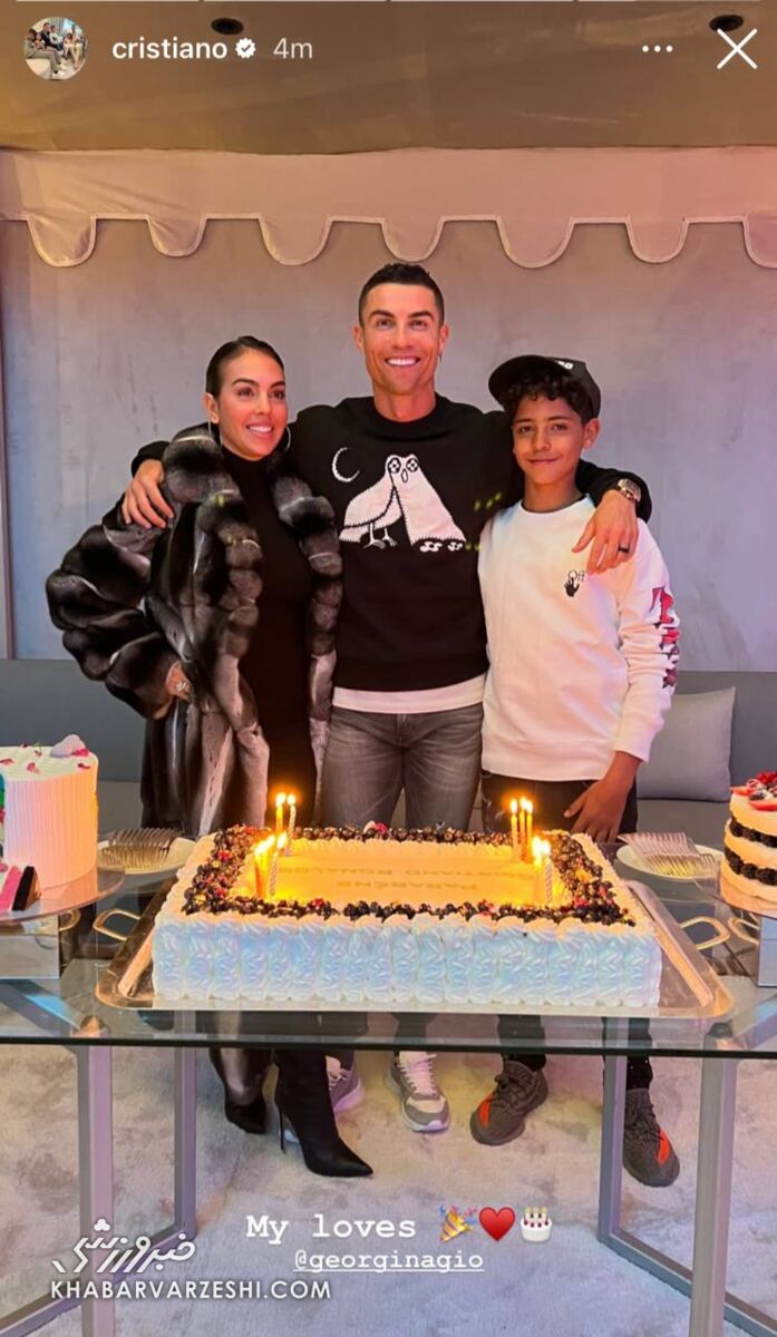 عکس| استایل متفاوت رونالدو و جورجینا در شب تولد CR7/ خاصترین جشن تولد برای فوقستاره پرتغالی