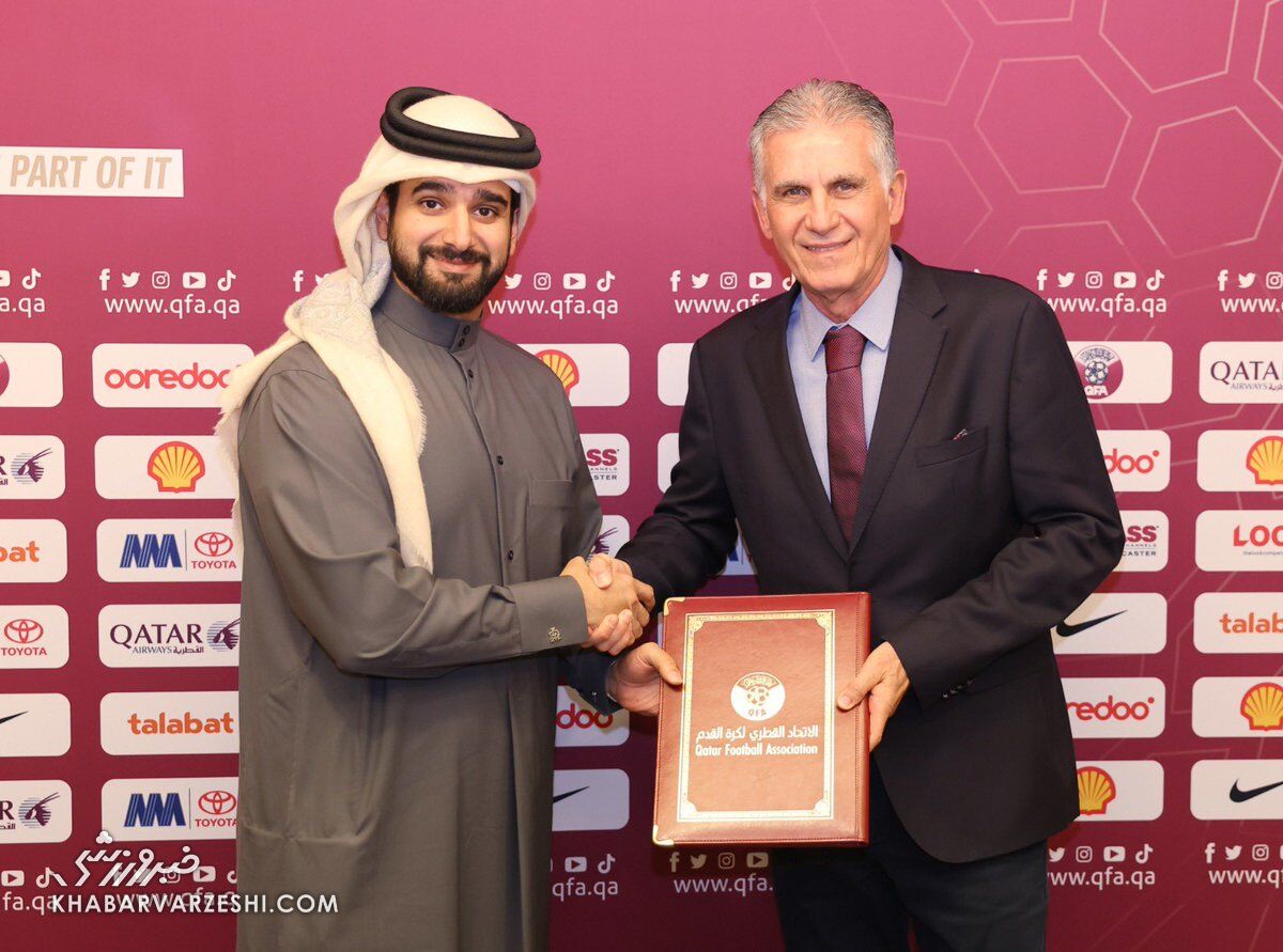 عکس| واکنش جالب AFC به مربیگری کی‌روش در قطر