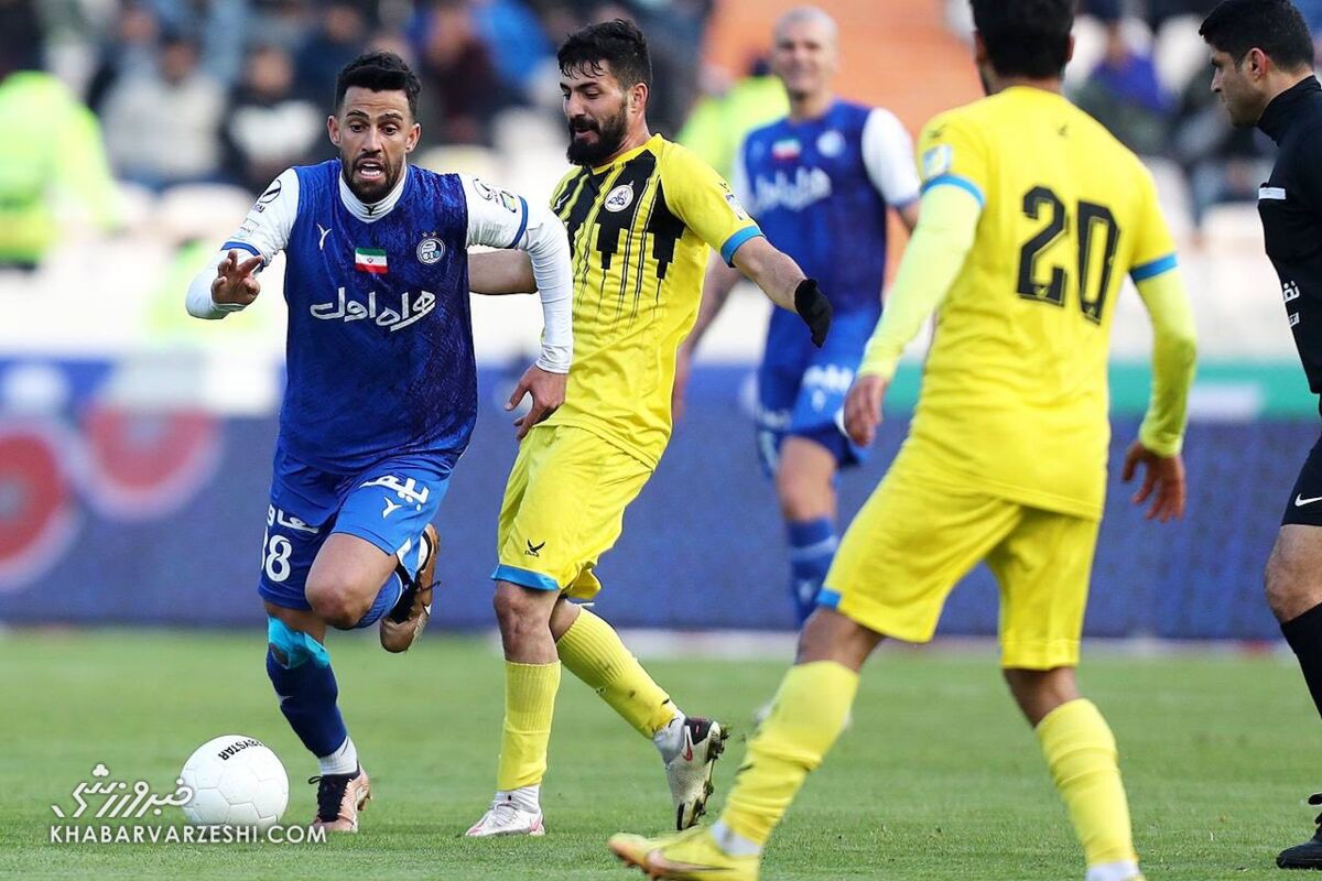 تصاویر | بغض ستاره استقلال ترکید/ فریم به فریم با لحظه خاص برای یک آبیپوش