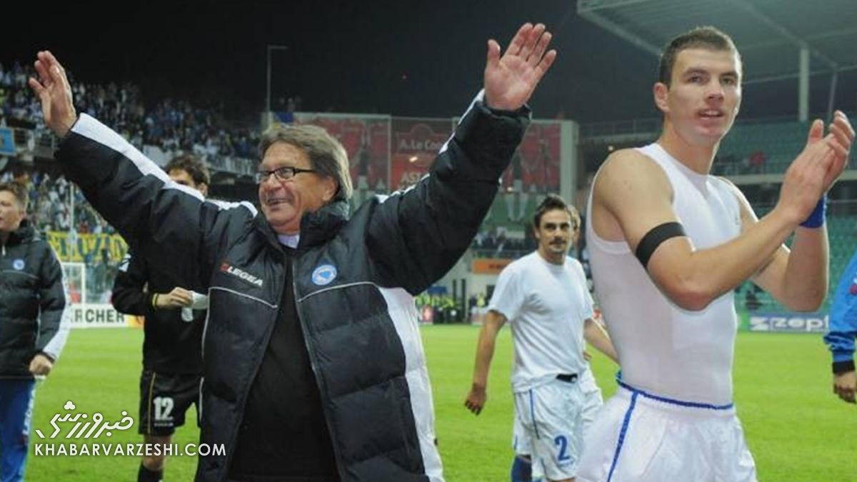 میروسلاو بلاژویچ و ادین ژکو در تیم ملی بوسنی