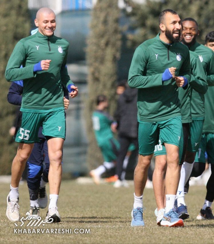 عکس| روحیه بالای تفنگداران باتجربه استقلال