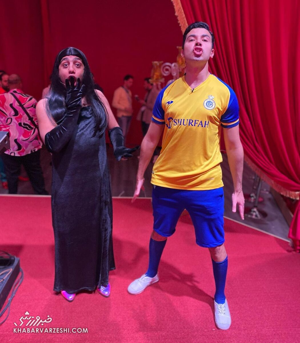 عکس| جورجینا رودریگس سوژه کمدین عرب شد/ یک بازیگر مرد لباس های نامزد رونالدو را پوشید!