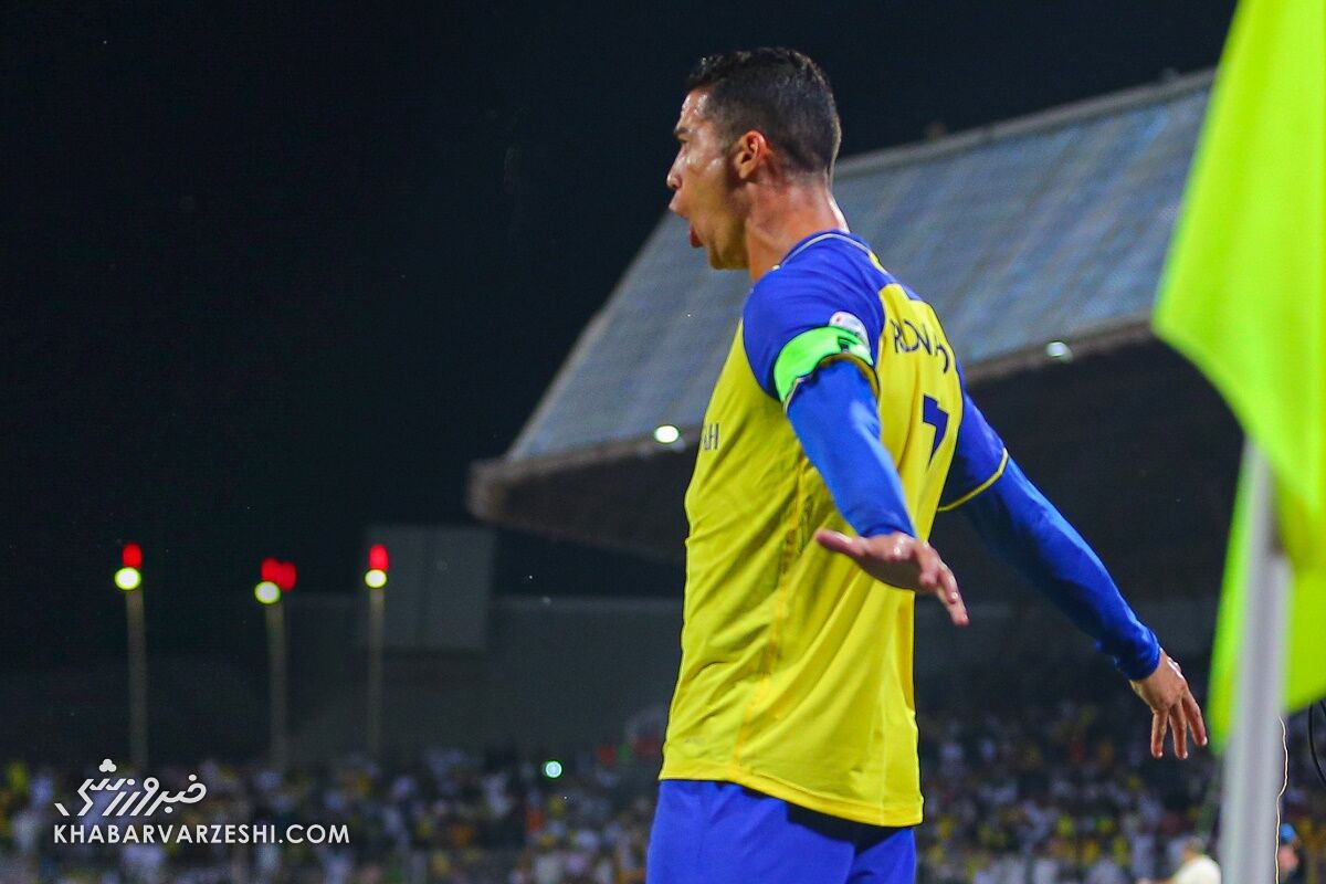 شادی گل کریستیانو رونالدو در دیدار الوحده و النصر