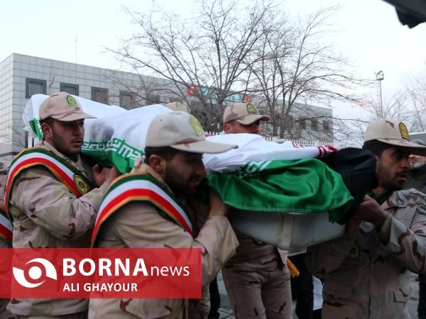 تصاویر تلخ از ورود پیکر ۳ تن از ورزشکاران ایرانی