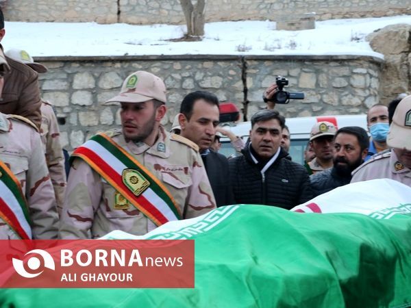 تصاویر تلخ از ورود پیکر ۳ تن از ورزشکاران ایرانی