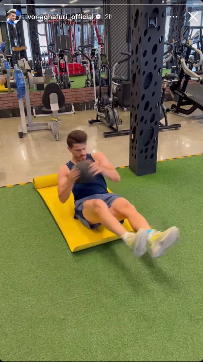 وریا غفوری برگشت/ جدیدترین تصویر از کاپیتان محبوب استقلالیها