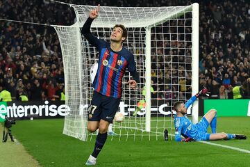ویدیو| گل اول بارسلونا به منچستریونایتد توسط مارکوس آلونسو