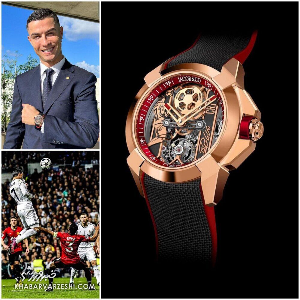 عکس| قیمت عجیب و نجومی ساعت جدید کریس رونالدو در بازار