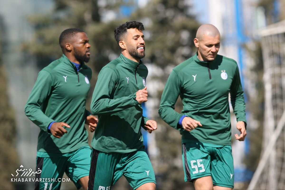 عکس| مهره گمشده ساپینتو با لبخند تمرین کرد