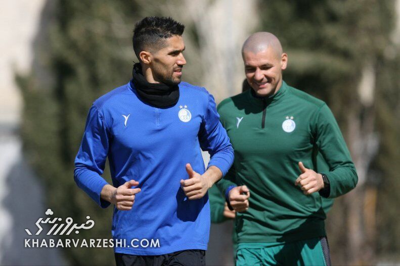 عکس| شرایط خاص استقلالیها در تمرین/ خنده شاگردان ساپینتو بند نمیآید