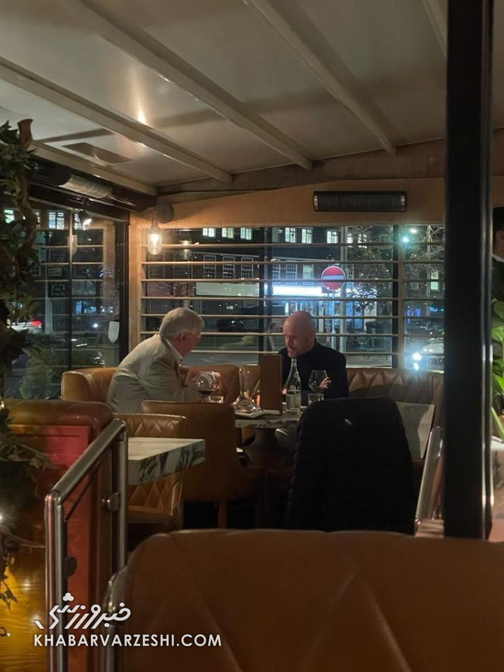 اریک تنهاخ و سرالکس فرگوسن