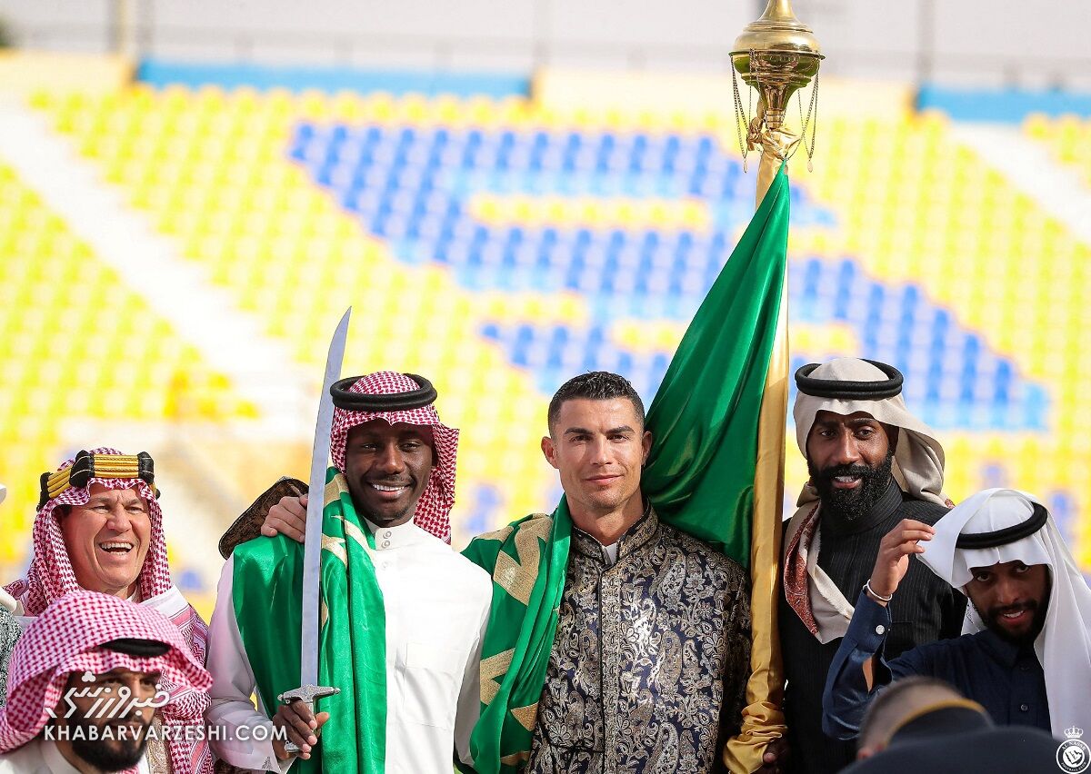 کریستیانو رونالدو در جشن روز بنیانگذاری عربستان سعودی