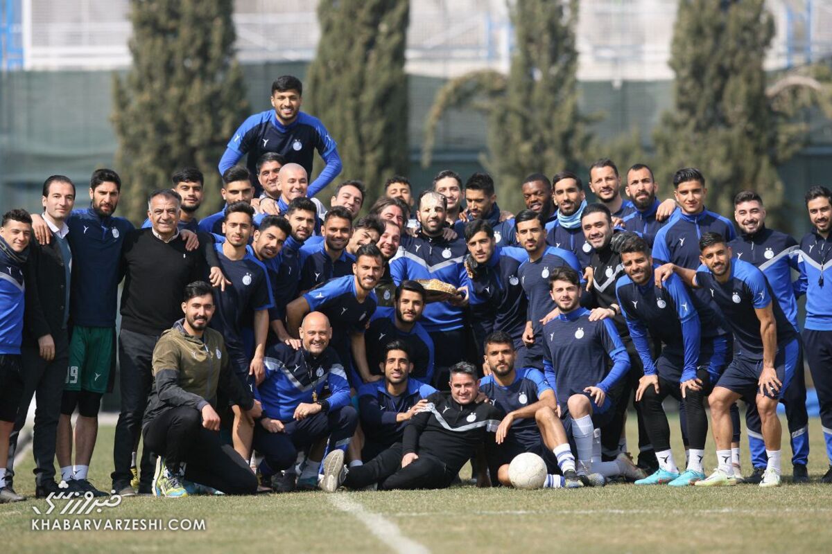 عکس| کیک تولد روی صورت همکار ساپینتو