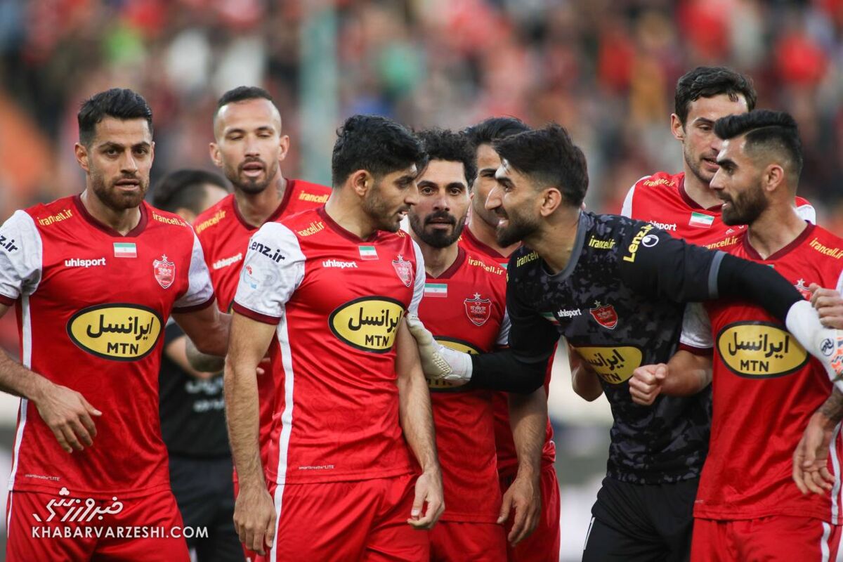 عکس | قاب ویژه ستاره های پرسپولیس در آزادی