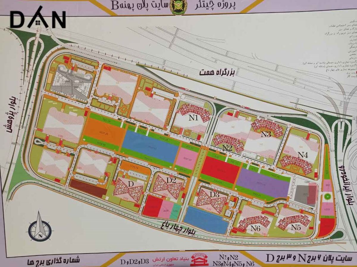 برج های پهنه B چیتگر