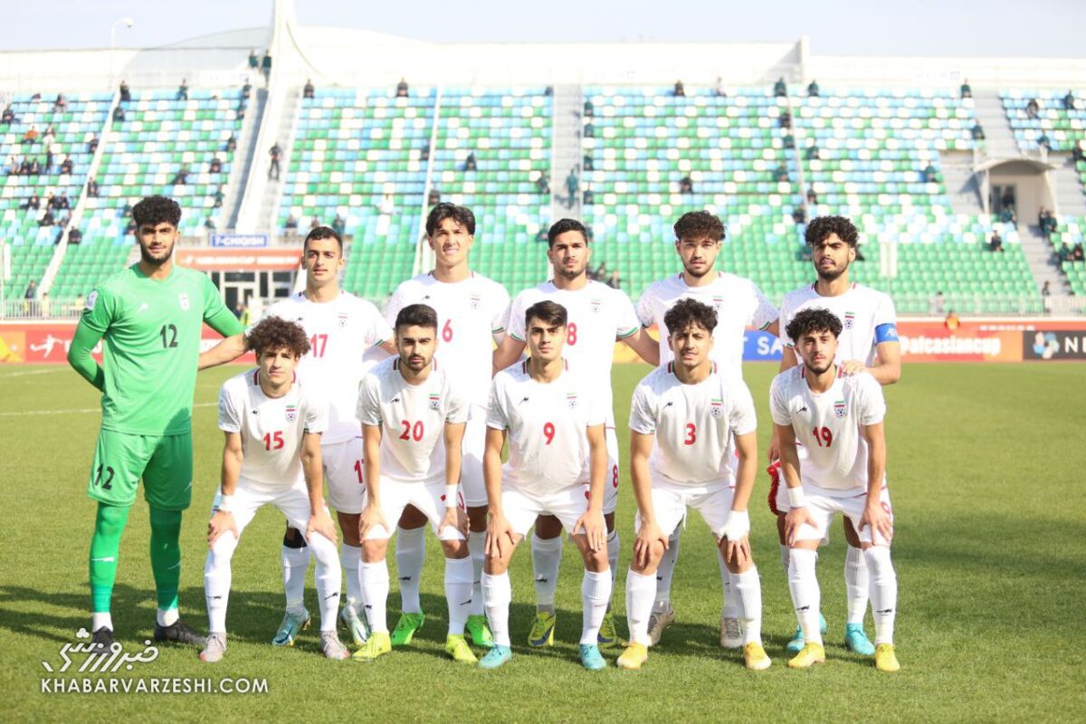 رونمایی از ترکیب تیم ملی جوانان ایران مقابل عراق