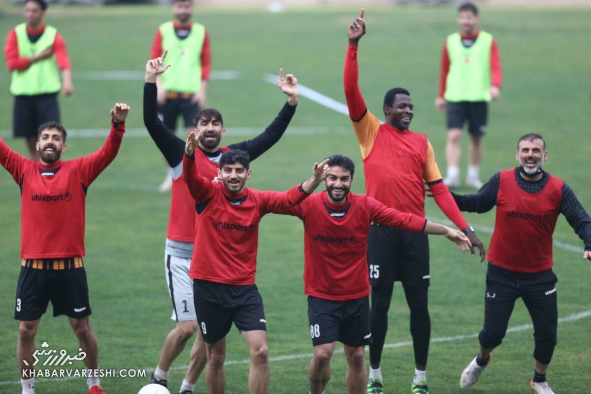 عکس| شادی جالب سید جلال در جواب سرمربی پرسپولیس