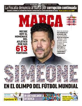 روزنامه مارکا| سیمئونه در آسمان دنیای فوتبال