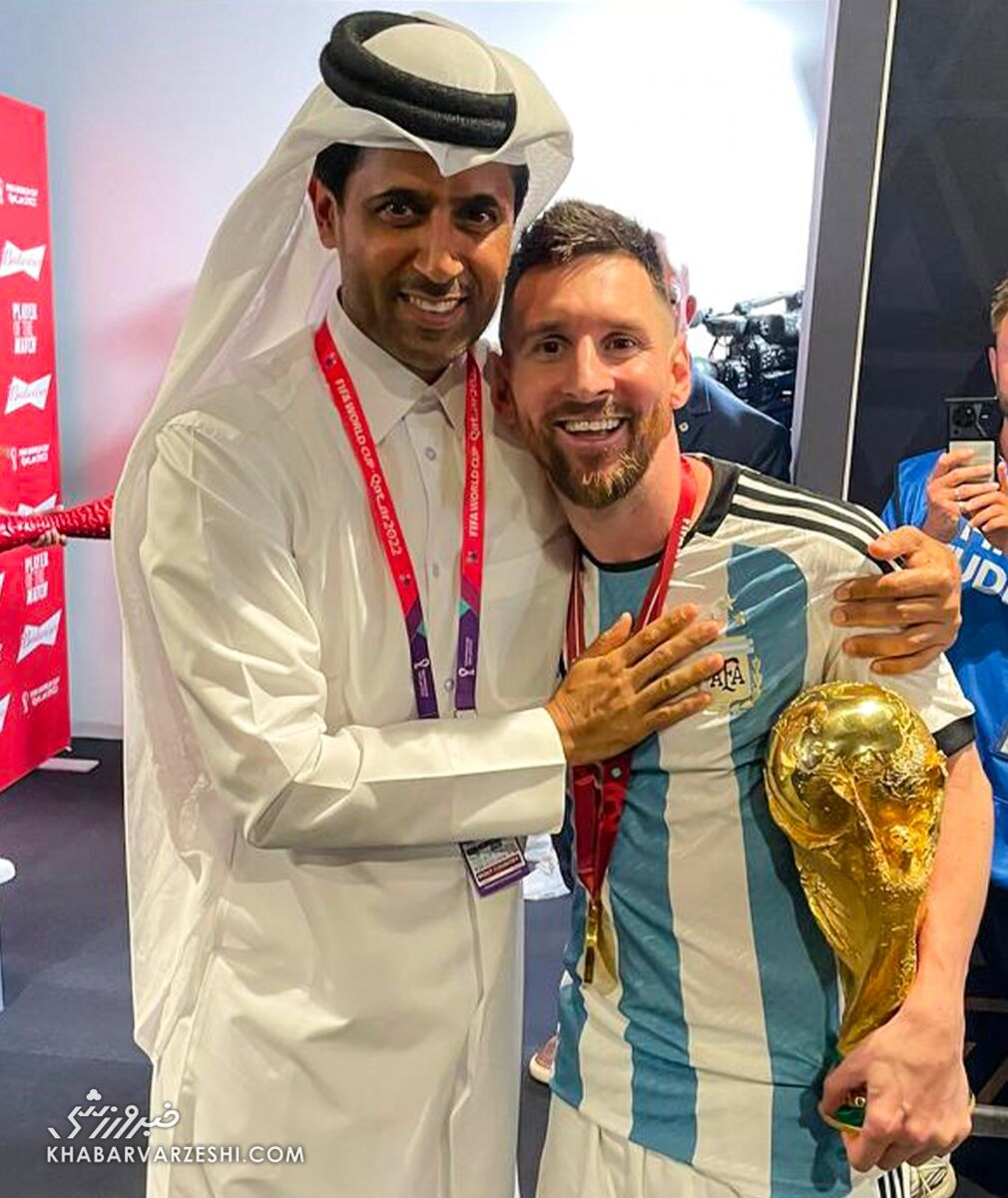لیونل مسی و ناصر الخلیفی
