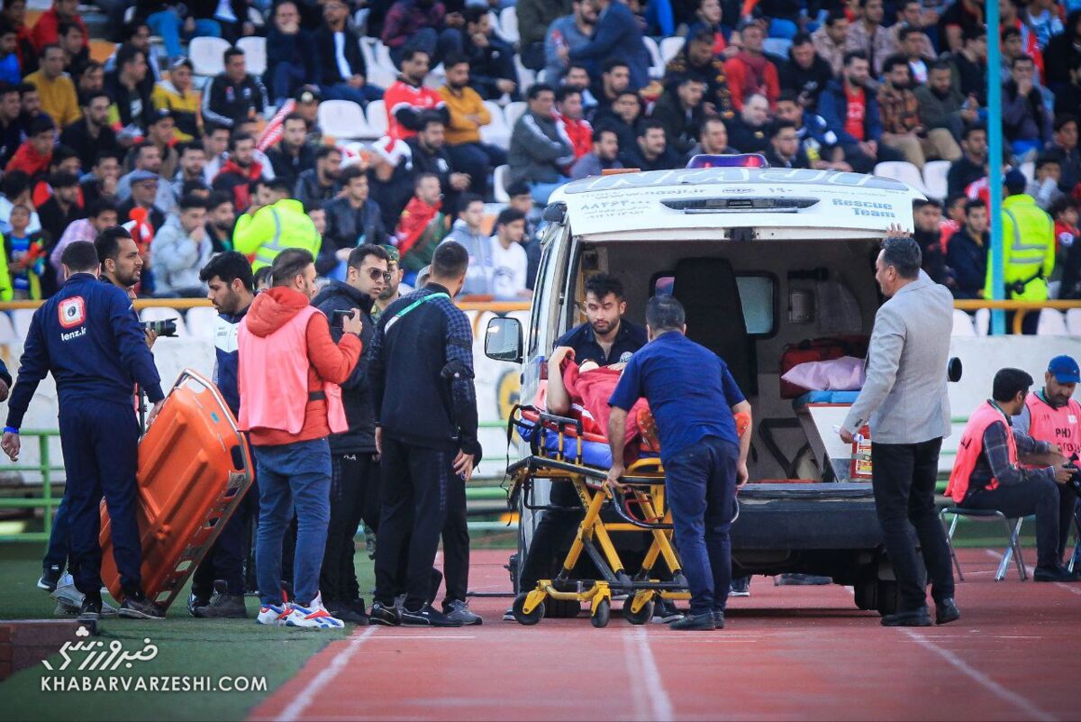 عکس| آمبولانس پورعلیگنجی را با خودش برد