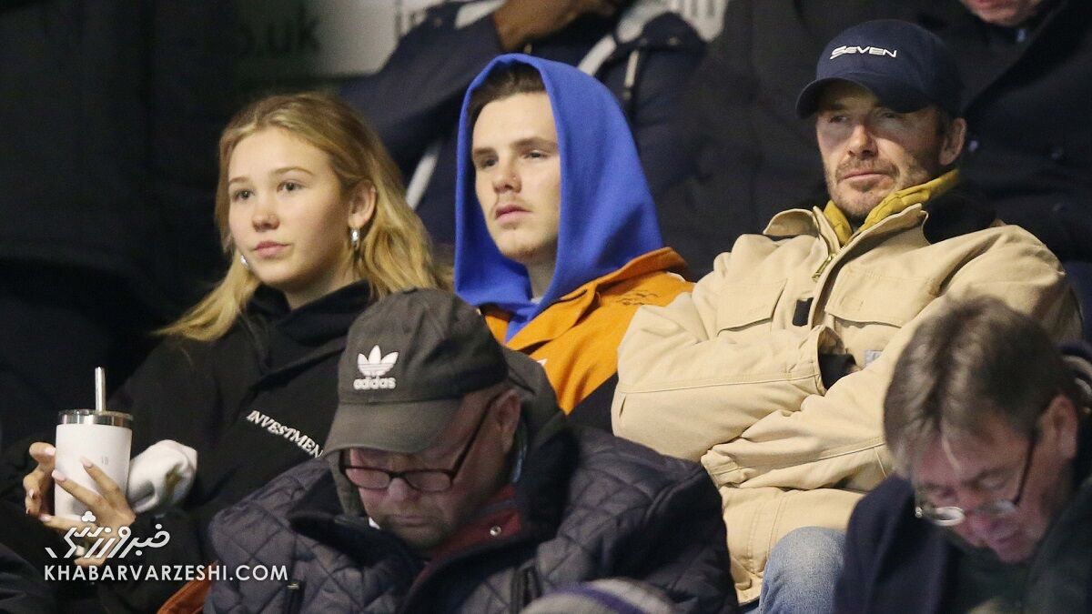 عکس| اتفاق عجیب برای دیوید بکام/ رومئو به نیمکت میخکوب شد!