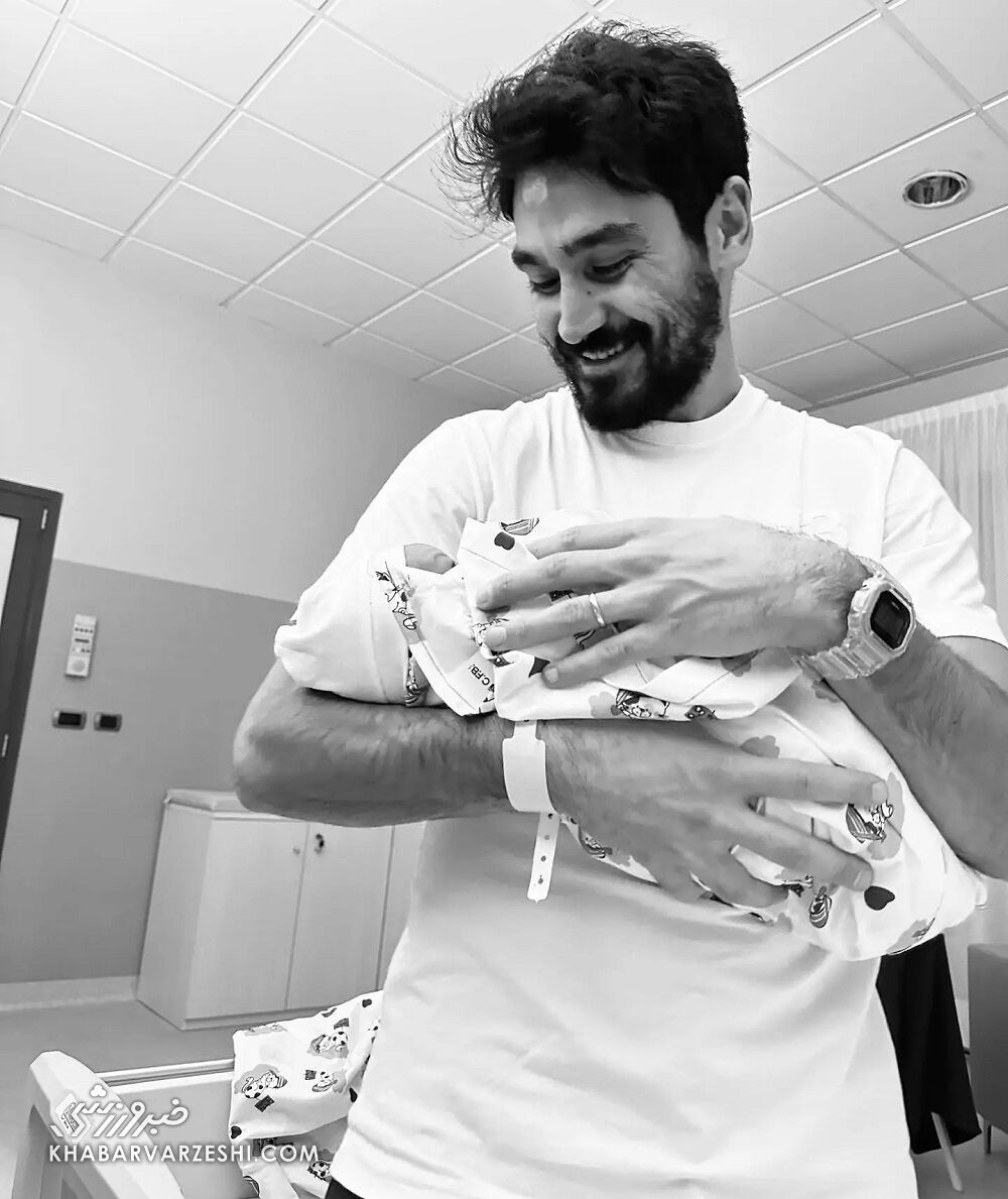 ستاره منچسترسیتی پدر شد/ انتشار اولین تصاویر از «کیس» و مادرش