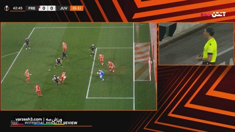 عکس| جنجال بر سر تصمیمات سردار در شب صعود یوونتوس/ خشم بازیکنان میزبان از پنالتی و اخراج