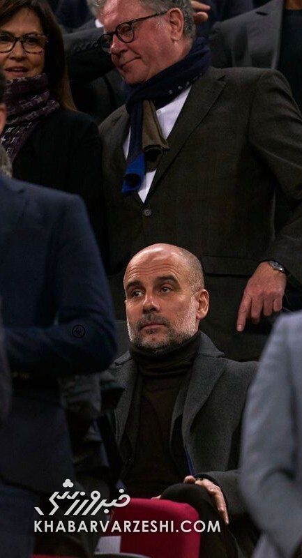 عکس| حضور پپ گواردیولا در ورزشگاه نیوکمپ/ الکلاسیکو یک بیننده ویژه دارد