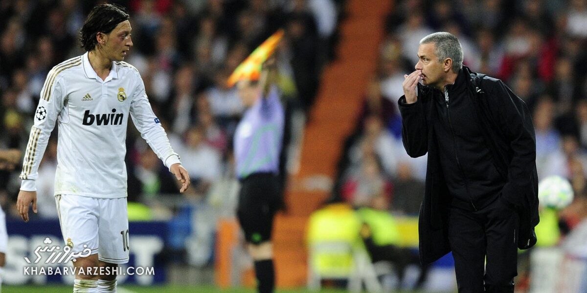 ژوزه مورینیو و مسوت اوزیل