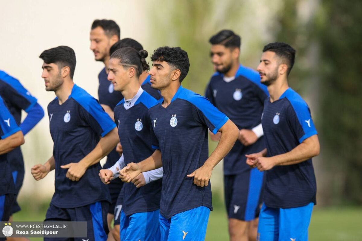 عکس| اقدام جالب ساپینتو در تمرین استقلال