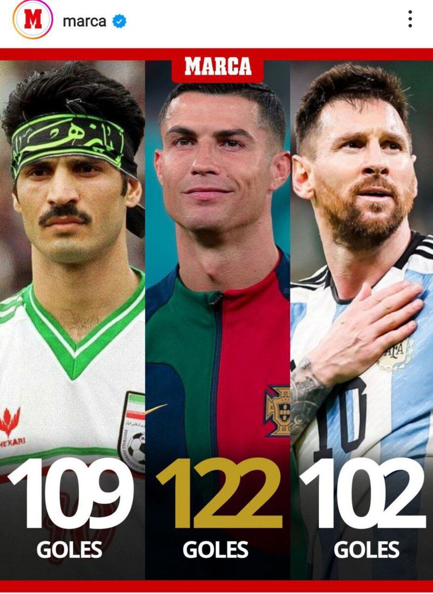 علی دایی سوژه ویژه نشریه معتبر جهانی شد/ تصویری جالب از شهریار با سیبیل