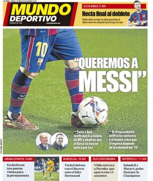 روزنامه موندو| ما مسی را دوست داریم