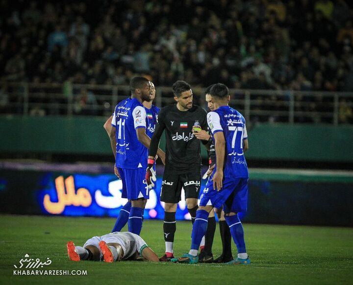 سیدحسین حسینی و پیام حیدری (داور)؛ آلومینیوم - استقلال