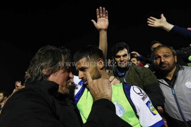 تصاویر| بوسه قایدی به شایعات جنجالی پایان داد/ خوشحالی مشترک ساپینتو و ستاره استقلال