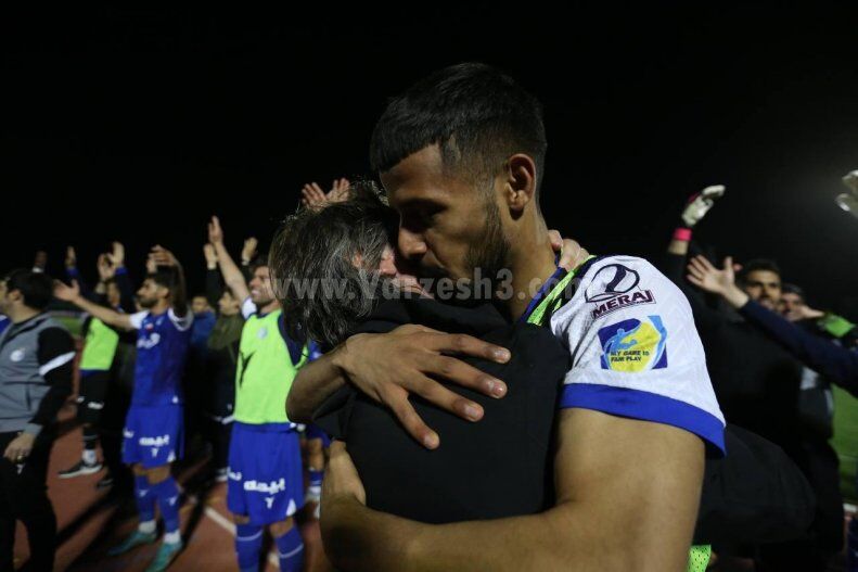 تصاویر| بوسه قایدی به شایعات جنجالی پایان داد/ خوشحالی مشترک ساپینتو و ستاره استقلال