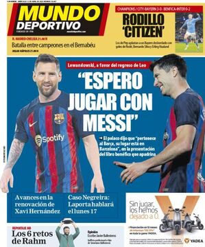 روزنامه موندو| امیدوارم با مسی بازی کنم