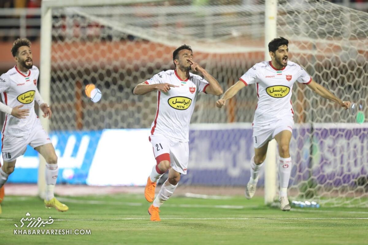 ویدیو| گل اول پرسپولیس یه مس کرمان توسط سعید صادقی