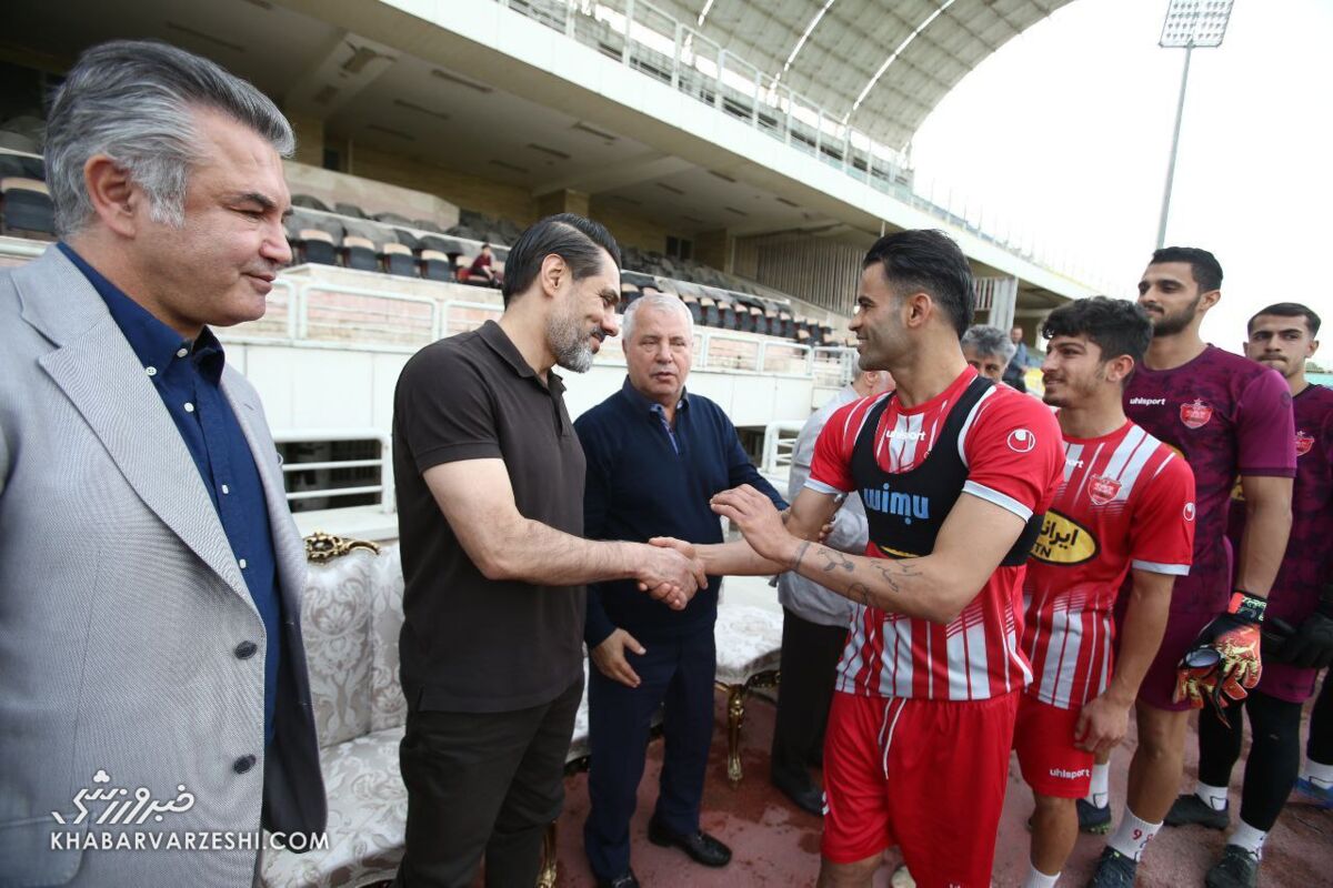 تصاویر| دوپینگ پرسپولیسیها قبل از دربی/ چهرههای محبوب و نامدار در تمرین سرخها