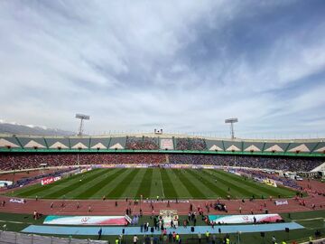 ورزشگاه پیر تهران آب رفت/ آزادی ۴۰ هزار نفری شد